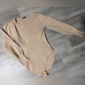 Women’s Long Sleeve Sweater Bodysuit